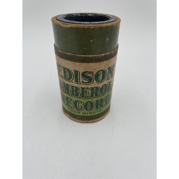 Edison 4 Minute Amberol Record By the Light of the Silvert Moon Ada Jones and Ch - Picture 1 of 5